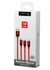 BFS S51 Lightning Kablo iphone Uyumlu 1M 3A - Kırmızı