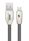 BFS S53 Led Işıklı Micro USB Kablo 1M 3A - Siyah