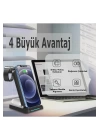 BFS S90 4in1 Kablosuz Şarj Masaüstü Set - Siyah