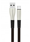 BFS S90 Metal Uçlu Type-C Kablo 1M 2.4A - Siyah
