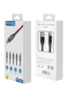 BFS S91 Ledli Micro USB Kablo 1M 2.4A - Kırmızı