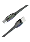 BFS S91 Ledli Micro USB Kablo 1M 2.4A - Siyah