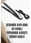 BFS Saç Düzleştirici Isı Ayarlı Döner Kablo Yıpranma Karşıtı