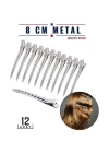 BFS  Saç Klipsi Metal Toka 12 Adet Absolute Design