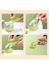 BFS  Şampuan Hazneli Silikon Saç Yıkama Peeling ve Masaj Fırçası