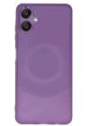 BFS  Samsung A06 Kılıf Maya Karbon Kapak - Mürdüm