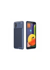 BFS  Samsung Galaxy A01 Core Kılıf Auto Focus Karbon Kapak - Lacivert