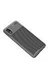 BFS  Samsung Galaxy A01 Core Kılıf Auto Focus Karbon Kapak - Siyah