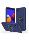 BFS  Samsung Galaxy A01 Core Kılıf Elit Yüzüklü Kapak - Lacivert