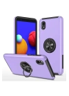 BFS  Samsung Galaxy A01 Core Kılıf Elit Yüzüklü Kapak - Mor
