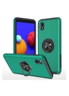 BFS  Samsung Galaxy A01 Core Kılıf Elit Yüzüklü Kapak - Yeşil