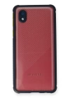 BFS  Samsung Galaxy A01 Core Kılıf Miami Şeffaf Silikon - Lacivert