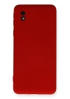 BFS  Samsung Galaxy A01 Core Kılıf Nano içi Kadife Silikon - Kırmızı