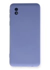 BFS  Samsung Galaxy A01 Core Kılıf Nano içi Kadife Silikon - Lila