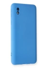 BFS  Samsung Galaxy A01 Core Kılıf Nano içi Kadife Silikon - Mavi