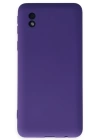 BFS  Samsung Galaxy A01 Core Kılıf Nano içi Kadife Silikon - Mor