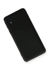 BFS  Samsung Galaxy A01 Core Kılıf Nano içi Kadife Silikon - Siyah