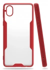 BFS  Samsung Galaxy A01 Core Kılıf Platin Silikon - Kırmızı