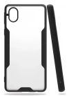 BFS  Samsung Galaxy A01 Core Kılıf Platin Silikon - Siyah