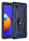BFS  Samsung Galaxy A01 Core Kılıf Sofya Yüzüklü Silikon Kapak - Lacivert