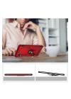 BFS  Samsung Galaxy A01 Core Kılıf Sofya Yüzüklü Silikon Kapak - Rose