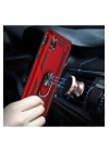 BFS  Samsung Galaxy A01 Core Kılıf Sofya Yüzüklü Silikon Kapak - Siyah