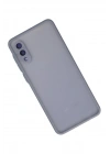 BFS  Samsung Galaxy A02 Kılıf Montreal Silikon Kapak - Gri