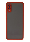 BFS  Samsung Galaxy A02 Kılıf Montreal Silikon Kapak - Kırmızı