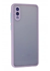 BFS  Samsung Galaxy A02 Kılıf Montreal Silikon Kapak - Mor