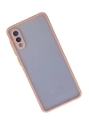 BFS  Samsung Galaxy A02 Kılıf Montreal Silikon Kapak - Pembe