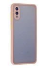 BFS  Samsung Galaxy A02 Kılıf Montreal Silikon Kapak - Pembe