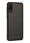 BFS  Samsung Galaxy A02 Kılıf Montreal Silikon Kapak - Siyah