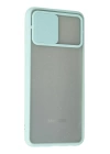 BFS  Samsung Galaxy A02 Kılıf Palm Buzlu Kamera Sürgülü Silikon - Turkuaz