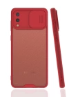 BFS  Samsung Galaxy A02 Kılıf Platin Kamera Koruma Silikon - Kırmızı