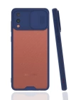 BFS  Samsung Galaxy A02 Kılıf Platin Kamera Koruma Silikon - Lacivert