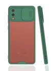 BFS  Samsung Galaxy A02 Kılıf Platin Kamera Koruma Silikon - Yeşil