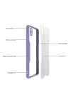 BFS  Samsung Galaxy A02 Kılıf Platin Silikon - Sarı