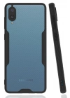 BFS  Samsung Galaxy A02 Kılıf Platin Silikon - Siyah