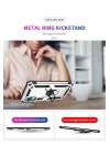 BFS  Samsung Galaxy A02 Kılıf Sofya Yüzüklü Silikon Kapak - Gümüş