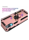 BFS  Samsung Galaxy A02 Kılıf Sofya Yüzüklü Silikon Kapak - Rose
