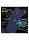 BFS  Samsung Galaxy A02S Kılıf Elit Yüzüklü Kapak - Lacivert