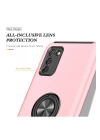 BFS  Samsung Galaxy A02S Kılıf Elit Yüzüklü Kapak - Pembe