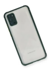 BFS  Samsung Galaxy A02S Kılıf Miami Şeffaf Silikon - Koyu Yeşil