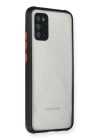 BFS  Samsung Galaxy A02S Kılıf Miami Şeffaf Silikon - Siyah