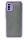 BFS  Samsung Galaxy A02S Kılıf Montreal Silikon Kapak - Mor