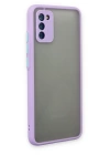 BFS  Samsung Galaxy A02S Kılıf Montreal Silikon Kapak - Mor