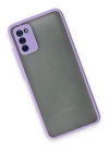 BFS  Samsung Galaxy A02S Kılıf Montreal Silikon Kapak - Mor