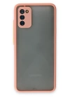 BFS  Samsung Galaxy A02S Kılıf Montreal Silikon Kapak - Pembe