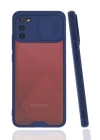 BFS  Samsung Galaxy A02S Kılıf Platin Kamera Koruma Silikon - Lacivert