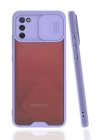 BFS  Samsung Galaxy A02S Kılıf Platin Kamera Koruma Silikon - Lila